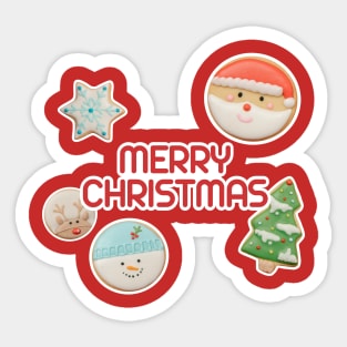 Merry Christmas Cookies Sticker